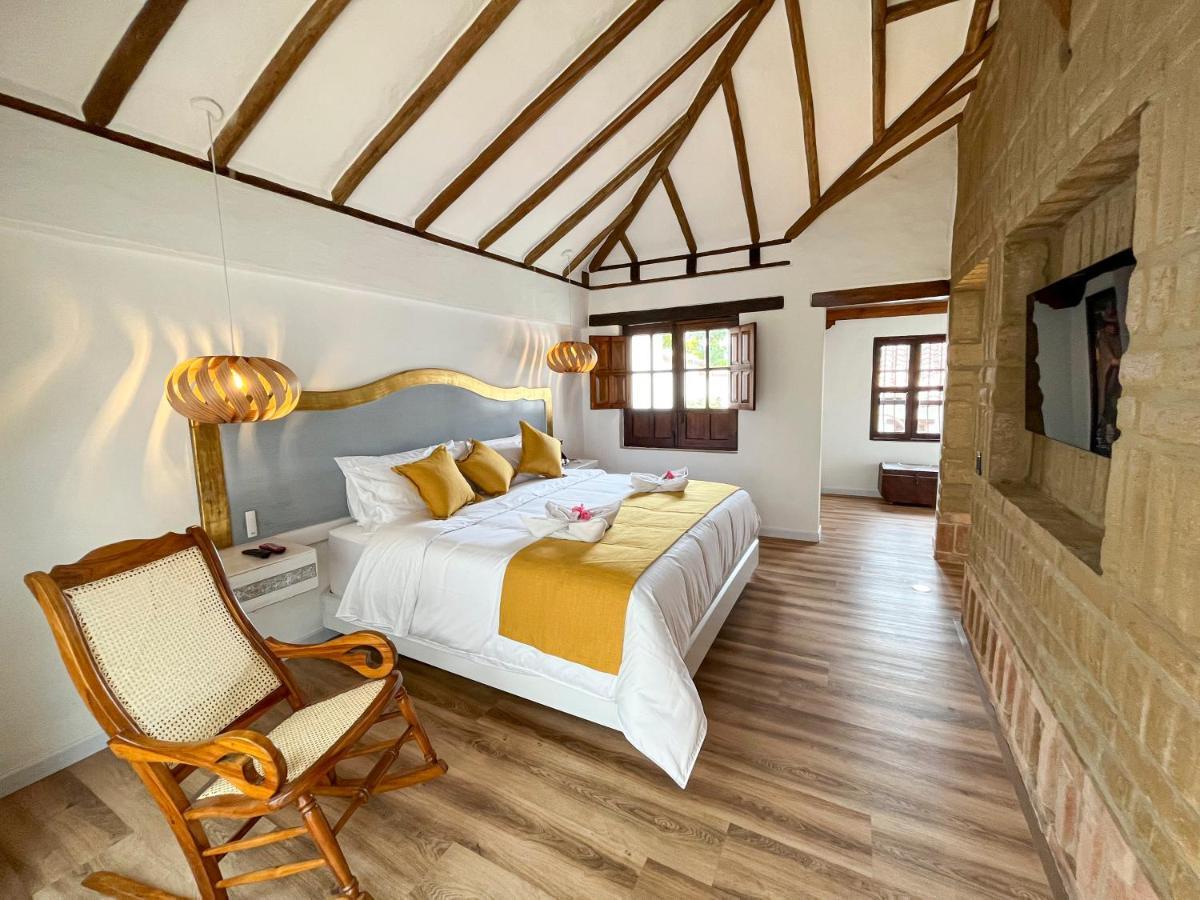 וילה דה לייבה Hotel Boutique El Carmel מראה חיצוני תמונה